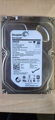 Seagate Barracuda 3TB,Internal,7200 RPM,3.5 inch (ST3000DM001) Hard Drive