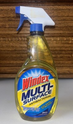 Windex Multi-Surface Antibacterial Kills 99.9% Of Bacteria Sparkling Lemon NOS