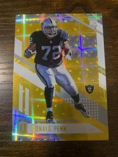 2017 Panini Unparalleled Donald Penn /199 Yellow Small Hyperplaid (RC)