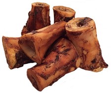 Beef Marrow Dog Bones for Aggressive Chewers, USA Made, 6 Pack, Up to 50 lbs