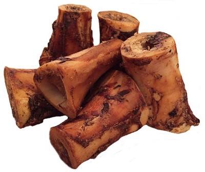 Beef Marrow Dog Bones for Aggressive Chewers, USA Made, 6 Pack, Up to 50 lbs