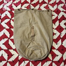 Vintage Canvas Riveted Bag As Is Worn Flaws Sportswear 60s 70s