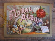 c1880's A37 Goodwin Tobacco Card Premium - Floral Album Old Judge & Gypsy Queen