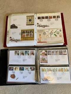 First Day Cover Albums. 2 Albums with 200 FDC In Each. 1997 2007. VGC.