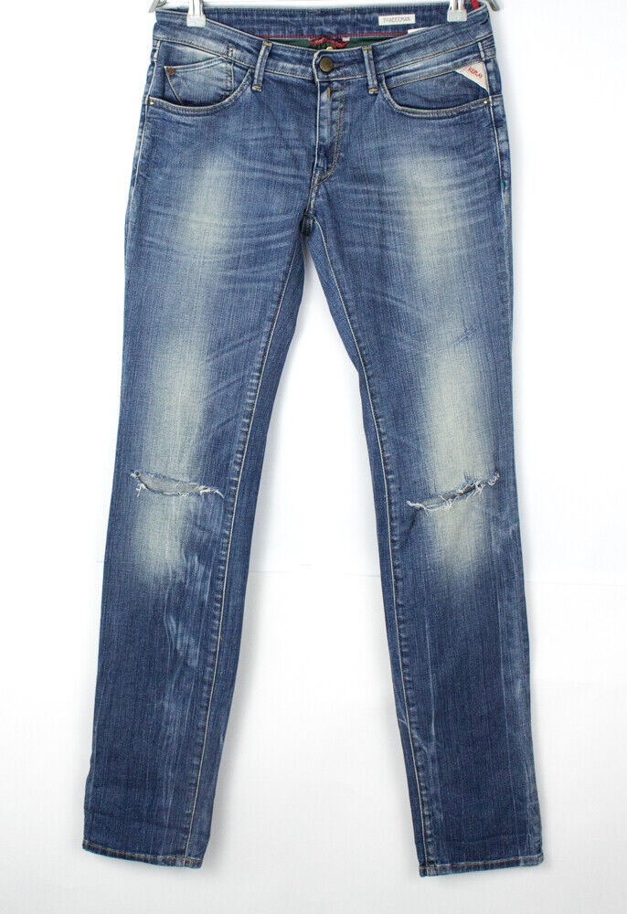 REPLAY Women Traceeman Slim Stretch Jeans Size W30 L34