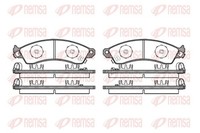 Bremsbelagsatz Scheibenbremse Remsa 0334.02 FüR Chevrolet 1YY Corvette Camaro