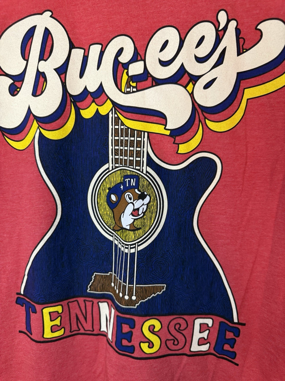 Buc-cee’s Red Tennessee T-shirt Medium