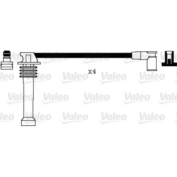 Valeo ZüNdleitungssatz ZüNdkabel Satz Passend FüR Ford Fiesta V ST150-image