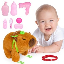 JIAJEGTGT Capybara Plush - Walking Capybara Plush Toys, Electronic Interactiv...