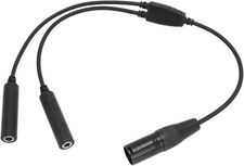 Adattatore per Cuffie Aeronautiche per Cuffie XLR a 5 Pin Doppia Spina GA Genera