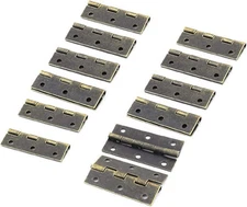 XMHF 2 Inch Butt Hinges for Cupboard Cabinet Home Furniture Bronze Tone 