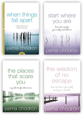 Pema Chodron 4 Books Collection Set Paperback [When Things Fall Apart, Start Whe