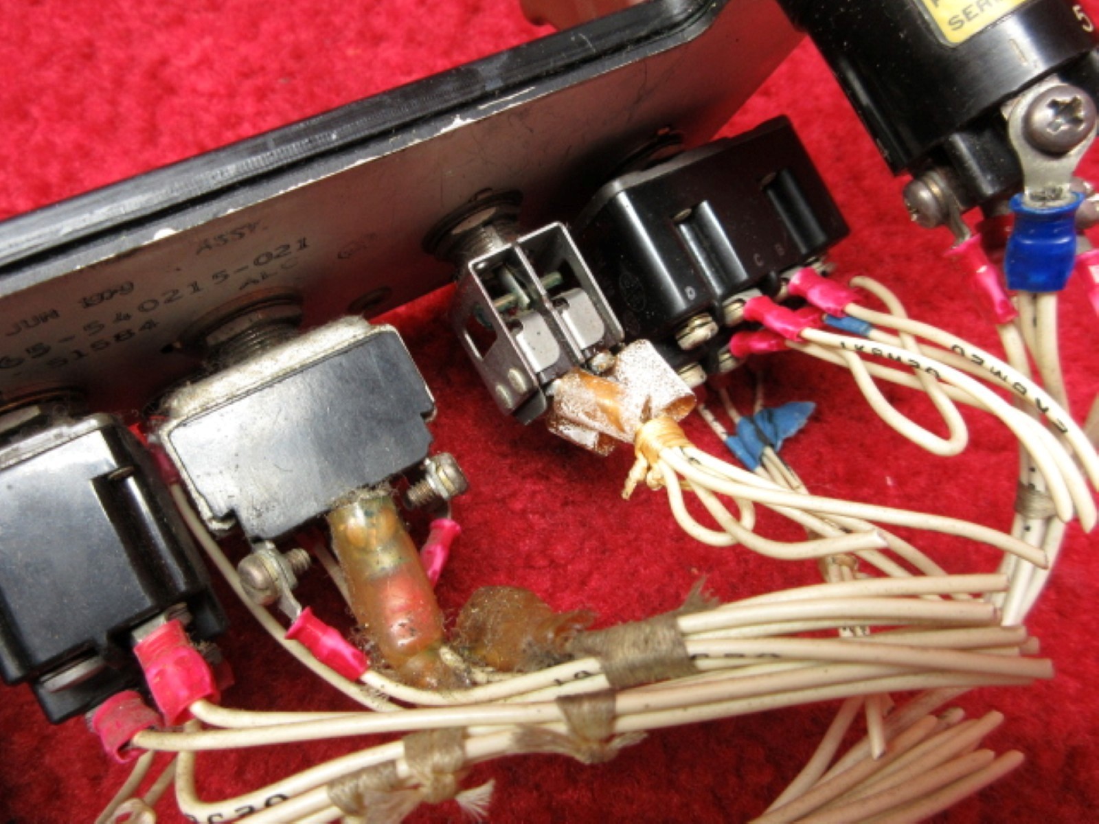 Alco Controls Corp Control Panel W/ Switches PN 465-540215-021