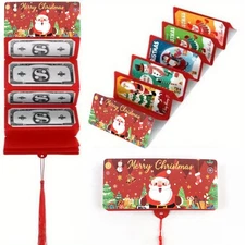 Christmas Money&Gift Card Holder Cash Gifts Surprise Cash Envelope With 10 Slots