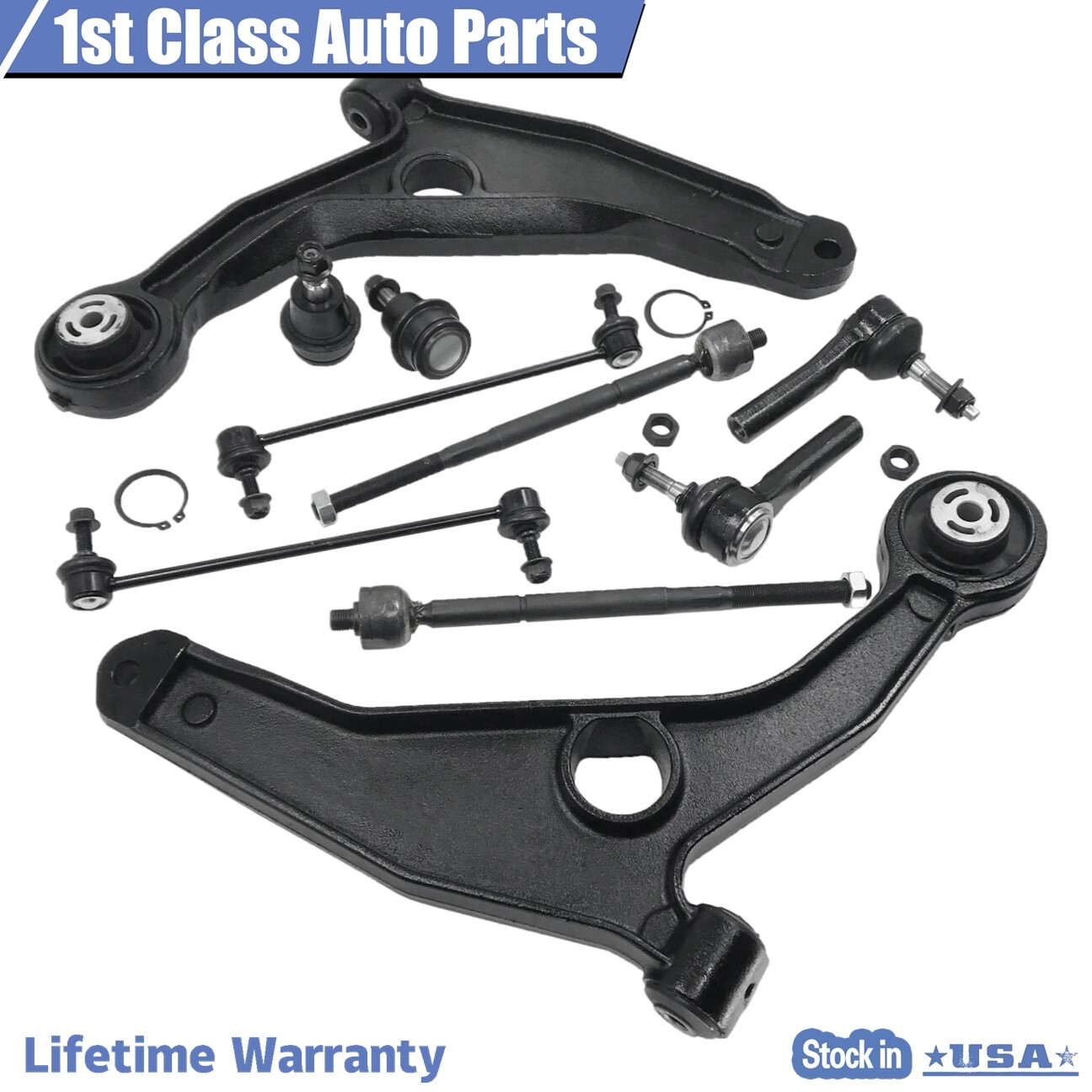 Front Suspension Lower Control Arm Sway Bar Link Kit for 08-14 Dodge Avenger