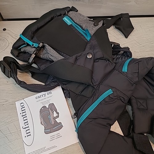 Portabebés Infantino Carry Multi Negro Talla Única 8-40 libras EXCELENTE ESTADO - Imagen 5 de 6