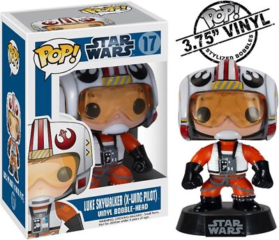 Funko 2596 POP Bobble Star Wars Luke Pilot Action Figure