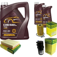 MANN-FILTER Inspektionspaket 7L Mannol Diesel Tdi 5W-30 FüR Vw Crafter 30-35