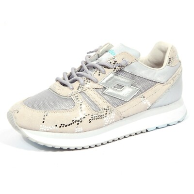 1289J sneaker donna grey/silver LOTTO LEGGENDA TOKYO WEDGE CRACK shoe woman  | eBay