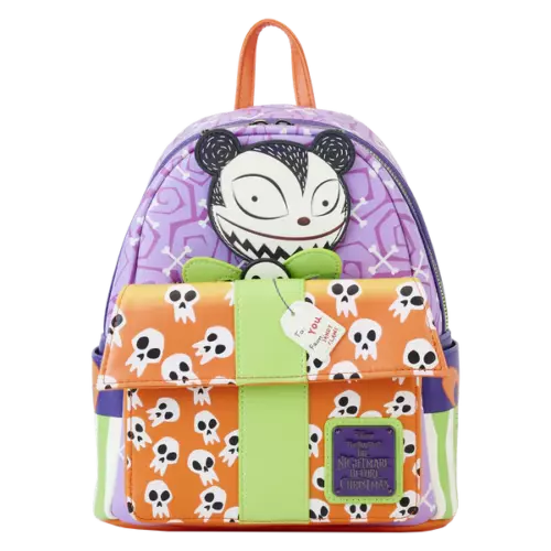 Loungefly Nightmare Before Christmas Scary Teddy Present Mini Backpack