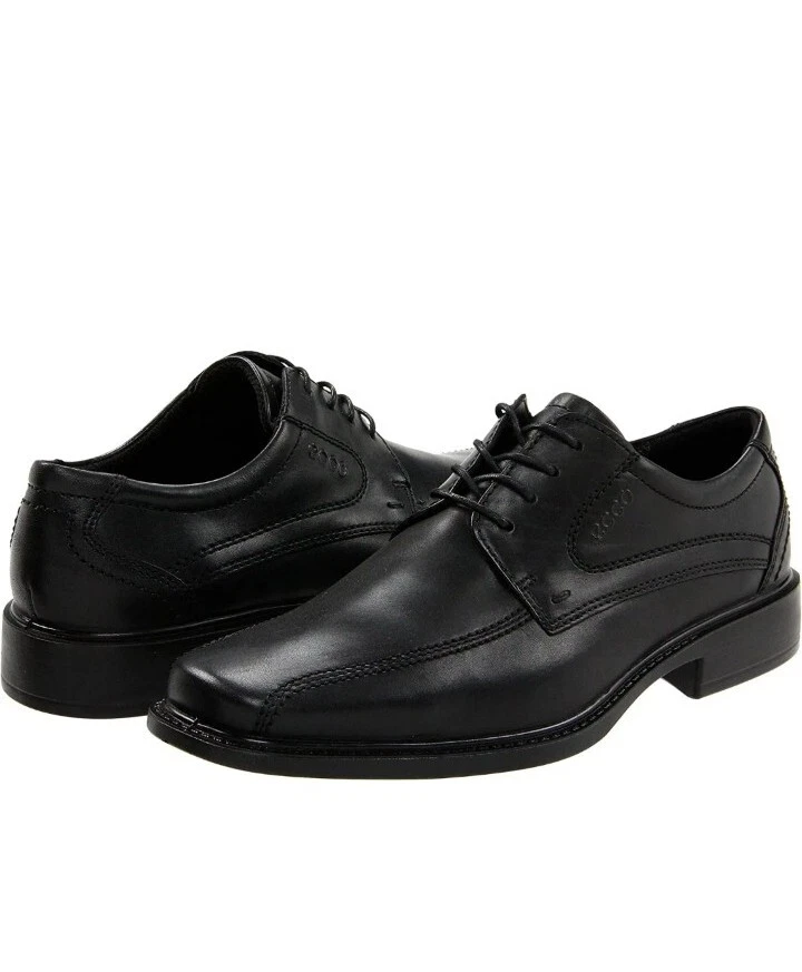 ECCO Uomo New Jersey Nero Pelle Oxford Lacci 051514 EU 44 Taglia 10 10 5