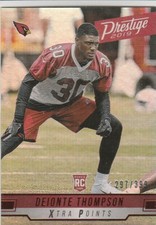 2019 Prestige Deionte Thompson RC #218 Red Xtra Points 297/399 Cardinals