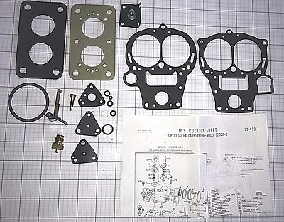 1965-74 OPEL/BUICK CARB KIT SOLEX 2 BARREL 1.5 1.9L MANTA LUXUS KADDETTE 32DIDTA