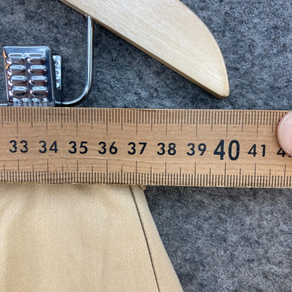 Falda Max Mara Sportmax Mujer Talla 12 Algodón Beige Recta y Lápiz 51901 Foto 3 de 4