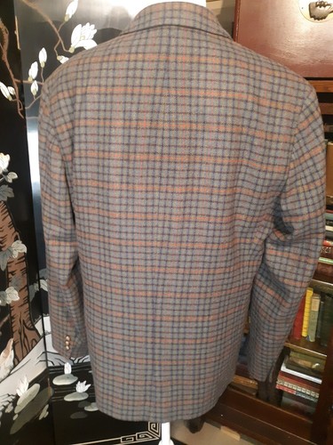 VTG 90s Checked Green Tweed Sport Coat Gap Best Basic Blazer Medium 40 Reg - Picture 11 of 16