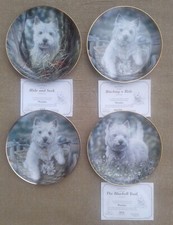 DANBURY MINT WESTIES PLATE SELECTION by PAUL DOYLE - MOST WITH COA’S.