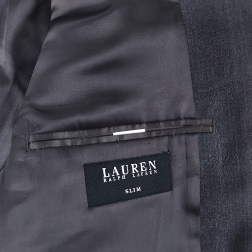 Lauren Ralph Lauren 2 Piece Suit Jacket & Vest Mens 43R Gray Wool Sport Coat - Picture 8 of 24