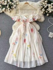 Off The Shoulder Sexy Strap Dress Summer Strapless Corset Ladies Long Dress