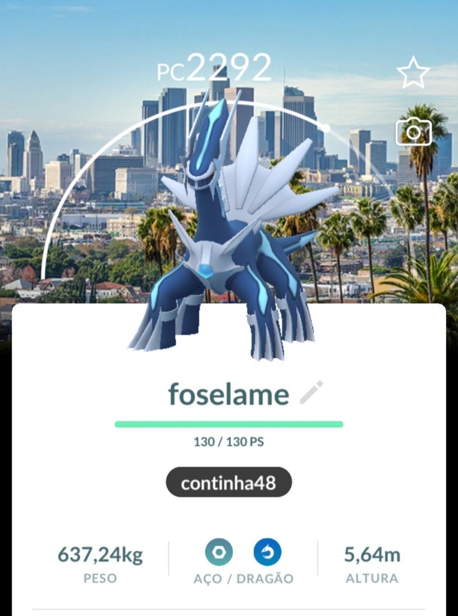 Pokémon Dialga (Los Angeles LA Background) Go | eBay