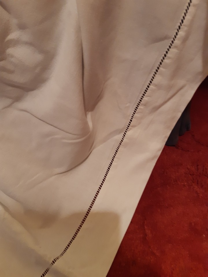 Vintage French Linen Sheet, G.E. eBay