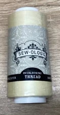 SEW-OLOGY Polyester Thread Serger Overlock  3000 yds Ea. Spool Beige1331