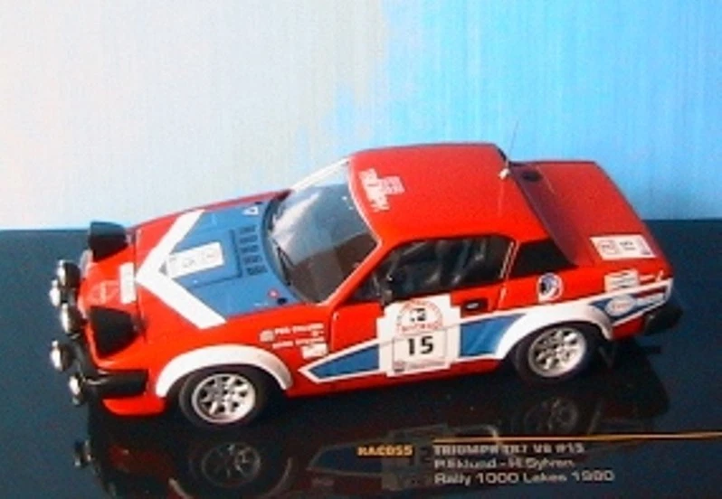 TRIUMPH TR7 V8 #15 EKLUND SYLVAN RALLY 1000 LAGHI 1980 1/43 IXO RAC055 METALLO - Immagine 2 di 2