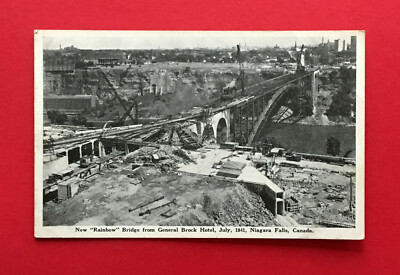 AK NIAGARA FALLS Canada um 1939 New Rainbow Bridge Regenbogen Brücke   ( 51121