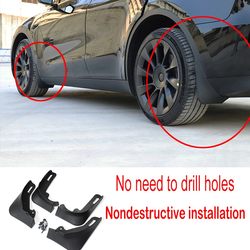 Garde-boues Tesla Model Y – EV Mudflaps