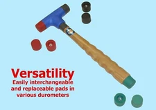 16 OZ SOFT FACE DEAD BLOW COMPOSITE & URETHANE PLASTIC HAMMER