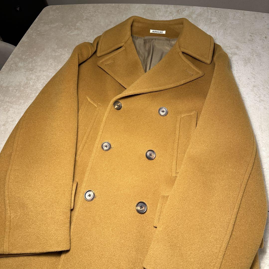 ジャケット・アウター 24 AW AURALEE WOOL MELTON P-COAT AURALEE BEAVER MELTON P-COAT — TF Blog