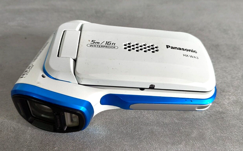 Panasonic HX-WA3 White HD CMOS Camcorder Pistol Style Waterproof Digital Camera