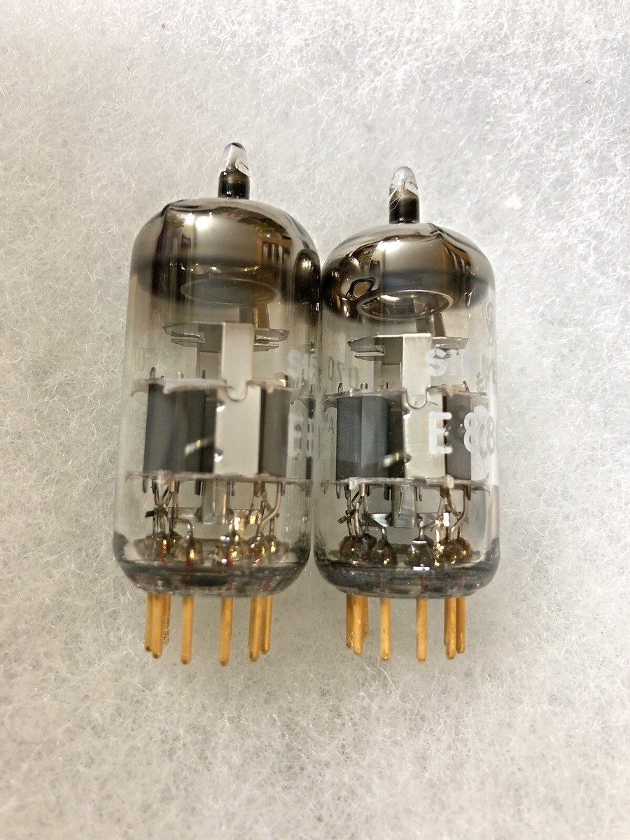 Siemens E88CC Silver Shields 真空管 2個セット Siemens E88CC Silver Shields 真空管 2個セット Siemens E88CC