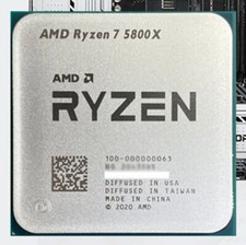 AMD Ryzen 7 5800X R7-5800X 3.8-4.7GHz 8Core 16Thr Socket AM4 105W CPU Processor