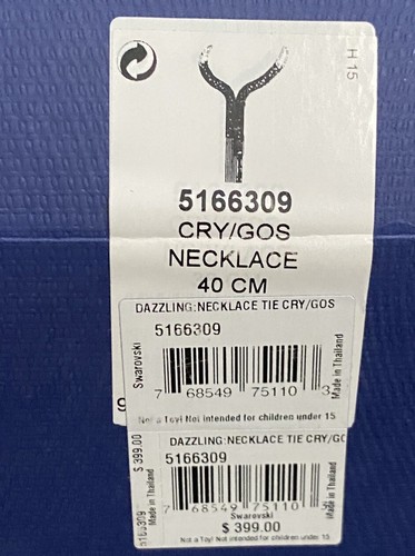 NIB Swarovski Crystal Dazzling NECKLACE 40cm #5166309 - Picture 3 of 3