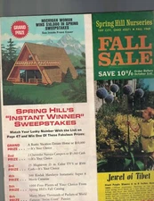 Spring Hill Nurseries Catalog Fall 1969 Tipp City Ohio 