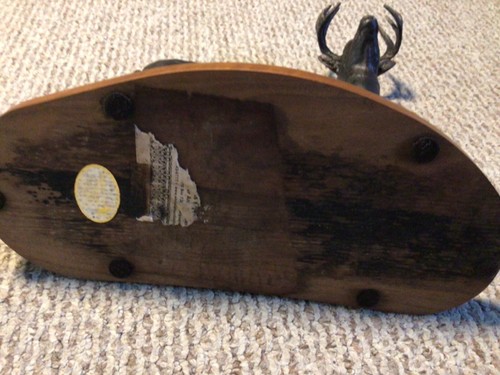 Statua vintage 1999 Rudl R Mergelman Check Point Fountain Creek Whitetails illimitata - Foto 12 di 17