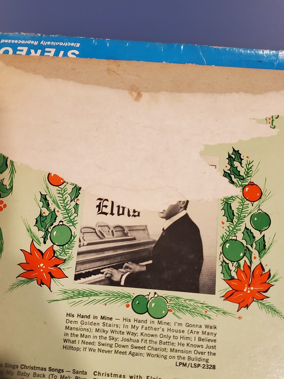 Elvis Presley ELVIS' CHRISTMAS ALBUM LPM1951 Vinyl Record Holiday VG