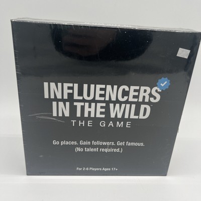 Influencers in the Wild Game sealed 2-6 players 17+age New In Box