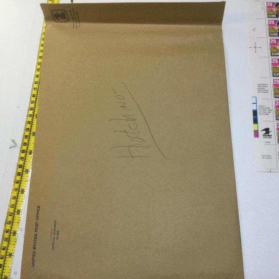 MINT Elvis Presley Stamps Rock & Roll  Full Sheet With Post Mark Sleeve Envelope - Image 3 of 4