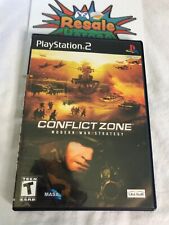 Conflict Zone Modern War Strategy - Sony Playstation 2 PS2 - Complete w Reg Card
